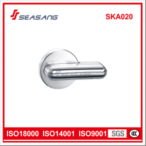 Manija de puerta principal con embutir de seguridad Palanca de diseño Manija de baño de acero inoxidable Ska020