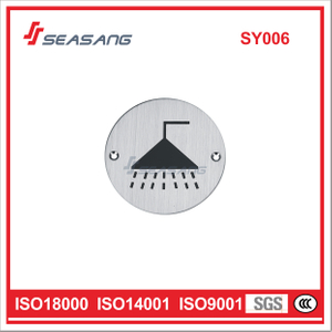 Señalización de alta calidad de acero inoxidable Sy006