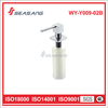 Dispensador de jabón líquido de acero inoxidable manual de cocina con botella de plástico WY-Y009-02B
