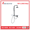 Baño de acero inoxidable Rainfall Black Shower Set con bañera de mano
