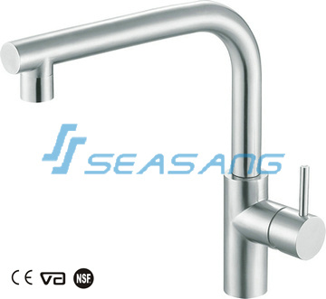Grifo mezclador de agua para fregadero de cocina de acero inoxidable